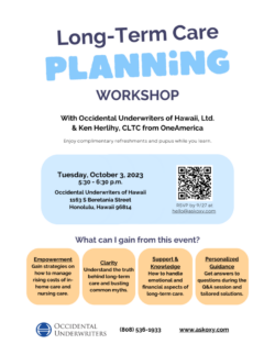 Long-Term Care Planning Workshop